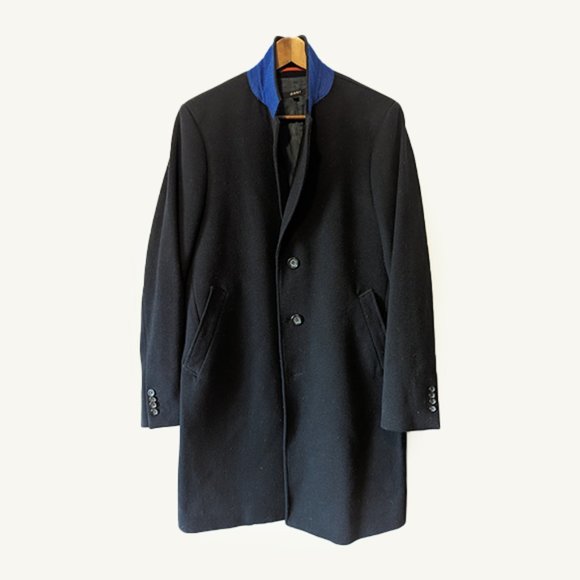 GANT - Long tailored wool coat - Sz M - Picture 1 of 11